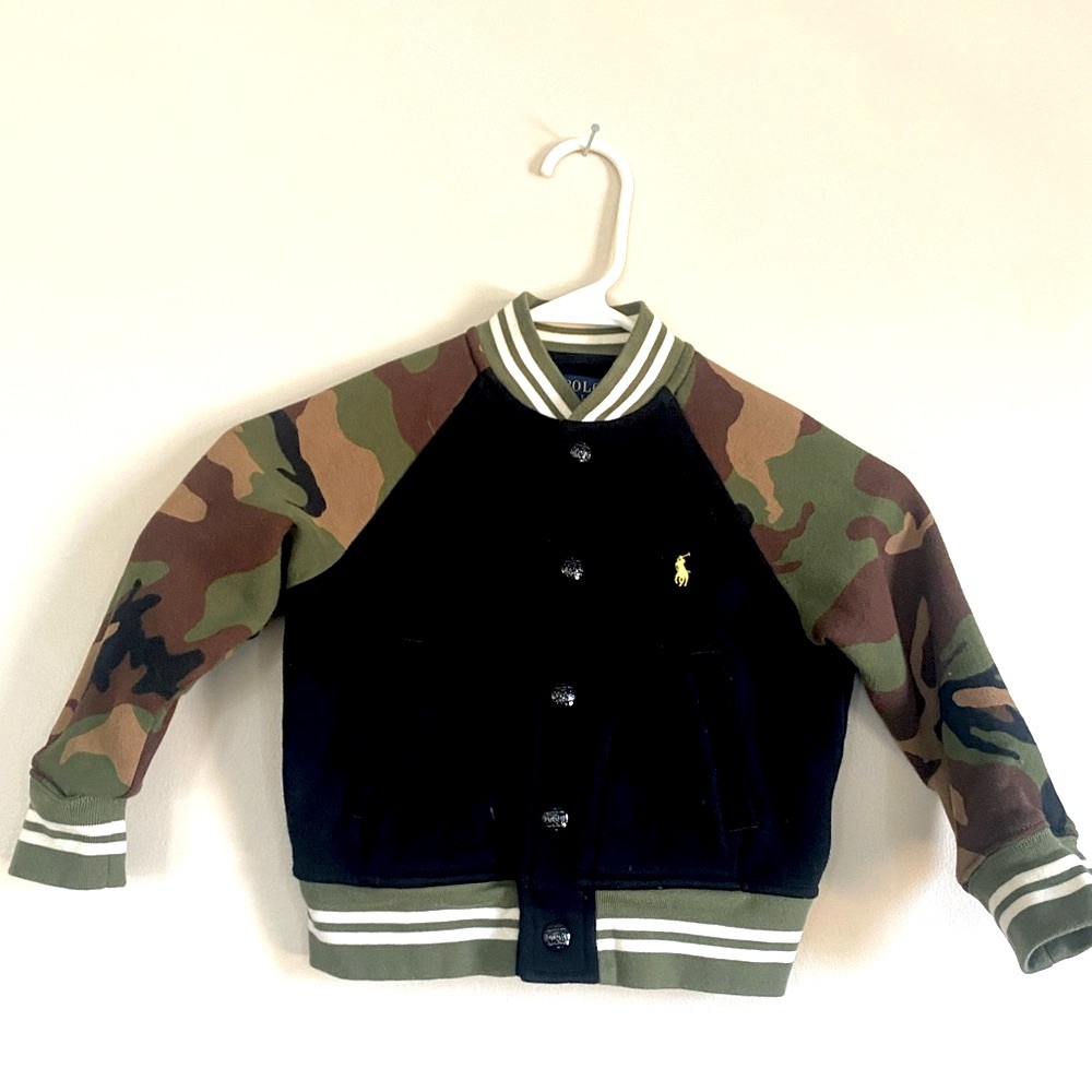Ralph Lauren Kids Camo Sleeve Jacket